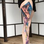 fotó Tetoválás a lábszáron 2018.06.15 -től №156 - Shin Tattoo -