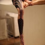 fotó Tetoválás az alsó lábszáron 2018.06.15 -től №158 - Shin Tattoo -