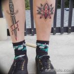 fotó Tetoválás a lábszáron 2018.06.15 -től №159 - Shin Tattoo -