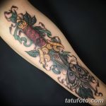 fotó Tetoválás az alsó lábszáron 2018.06.15 -től №160 - Shin Tattoo -