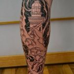 photo Tetoválás az alsó lábszáron 2018.06.15 -től №171 - Shin Tattoo -
