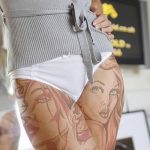 fotó Tetoválás a lábszáron 2018.06.15 -től №181 - Shin Tattoo -