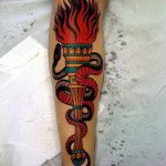 fotó Tetoválás a lábszáron 2018.06.15 -től №185 - Shin Tattoo -