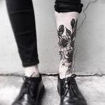 fotó Tetoválás a lábszáron 2018.06.15 -től №189 - Shin Tattoo -