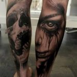 fotó Tetoválás a lábszáron 2018.06.15 -től №196 - Shin Tattoo -