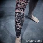 fotó Tetoválás az alsó lábszáron 2018.06.15 -től №204 - Shin Tattoo -