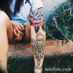 fotó Tetoválás az alsó lábszáron 2018.06.15 -től №218 - Shin Tattoo -