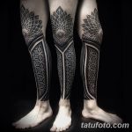 fotó Tetoválás a lábszáron 2018.06.15 -től №007 - Shin Tattoo -