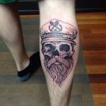 fotó Tetoválás az alsó lábszáron 2018.06.15 -től №017 - Shin Tattoo -