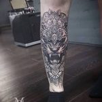 fotó Tetoválás a lábszáron 2018.06.15 -től №024 - Shin Tattoo -