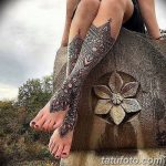 fotó Tetoválás az alsó lábszáron 2018.06.15 -től №025 - Shin Tattoo -