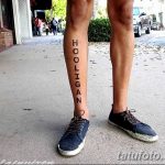 photo Tetoválás az alsó lábszáron 2018.06.15 -től №037 - Shin Tattoo -