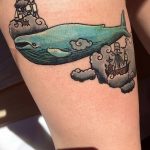 fotó Tetoválás az alsó lábszáron 2018.06.15 -től №046 - Shin Tattoo -