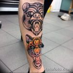 fotó Tetoválás a lábszáron 2018.06.15 -től №047 - Shin Tattoo -