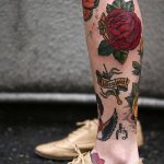 fotó Tetoválás az alsó lábszáron 2018.06.15 -től №049 - Shin Tattoo -