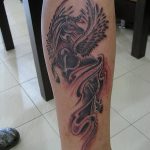 fotó Tetoválás a lábszáron 2018.06.15 -től №050 - Shin Tattoo -