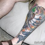 fotó Tetoválás az alsó lábszáron 2018.06.15 -től №054 - Shin Tattoo -