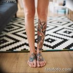 fotó Tetoválás az alsó lábszáron 2018.06.15 -től №056 - Shin Tattoo -
