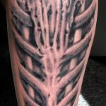 fotó Tetoválás az alsó lábszáron 2018.06.15 -től №058 - Shin Tattoo -