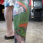 fotó Tetoválás az alsó lábszáron 2018.06.15 -től №062 - Shin Tattoo -