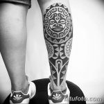 fotó Tetoválás a lábszáron 2018.06.15 -től №065 - Shin Tattoo -