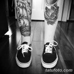 fotó Tetoválás az alsó lábszáron 2018.06.15 -től №071 - Shin Tattoo -