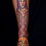 fotó Tetoválás az alsó lábszáron 2018.06.15 -től №073 - Shin Tattoo -