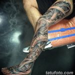 fotó Tetoválás a lábszáron 2018.06.15 -től №075 - Shin Tattoo -