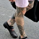 fotó Tetoválás az alsó lábszáron 2018.06.15 -től №084 - Shin Tattoo - 234234