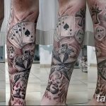 fotó Tetoválás az alsó lábszáron 2018.06.15 -től №093 - Shin Tattoo -