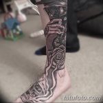 fotó Tetoválás a lábszáron 2018.06.15 -től №096 - Shin Tattoo -