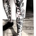 fotó Tetoválás a lábszáron 2018.06.15 -től №099 - Shin Tattoo -