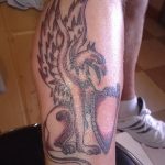 fotó Tetoválás a lábszáron 2018.06.15 -től №103 - Shin Tattoo -