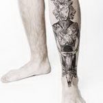fotó Tetoválás a lábszáron 2018.06.15 -től №109 - Shin Tattoo -