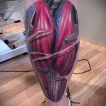 tatouage sur la biomecanique du mollet - photo par exemple du nombre 20122015 1