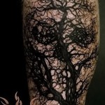 tatouage sur le mollet pour les hommes - photo par exemple du nombre 20122015 1