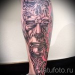 tetoválás a borjú lábán biomechanika - fotó példa 20122015 № 8