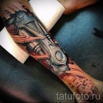 tetoválás a borjú lábán biomechanika - fotó példa 20122015 № 12