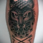 farkas borjú tetoválás - fotó példa 20122015 # 1