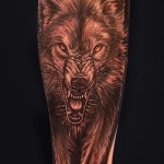 farkas borjú tetoválás - fotó példa 20122015 # 2