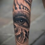 tetoválás a borjú lábán nőknek - fotó példa 20122015 -ös számból