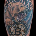 tetoválás a medve lábának borján - fotó példa 20122015 -ből # 3