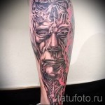 tetoválás a borjú lábán férfiaknak - fotó példa 20122015 № 13