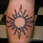 tetoválás borjú lábakon férfiaknak - fotó példa 20122015 -ből 18