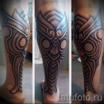tetoválás a borjú lábán férfiaknak - fotó példa 20122015 № 20