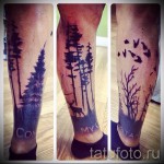 tetoválás a borjú lábán férfiaknak - fotó példa 20122015 № 25