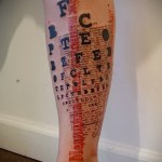 tetoválás a lábszár feliratain - fotó példa 20122015 -ből 4. sz