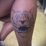 tigris láb tetoválás - fotó példa 20122015 # 3