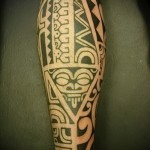 tetoválás a borjú lábán minták - fotó példa 20122015 # 3