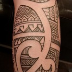 tetoválás a borjú lábán minták - fotó példa 20122015 № 4